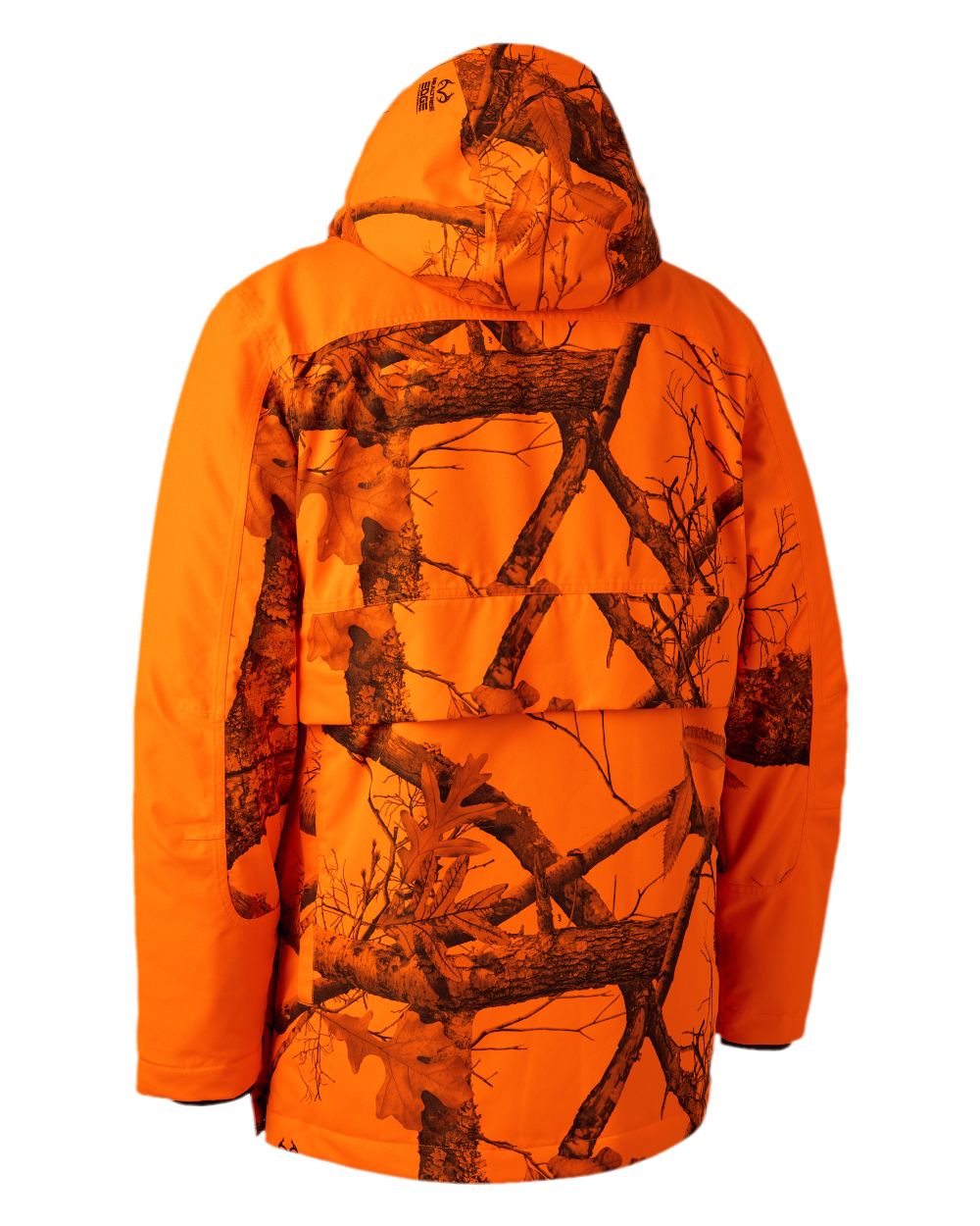 Realtree Edge Safety Orange Coloured Deerhunter Eagle Winter Jacket on white background