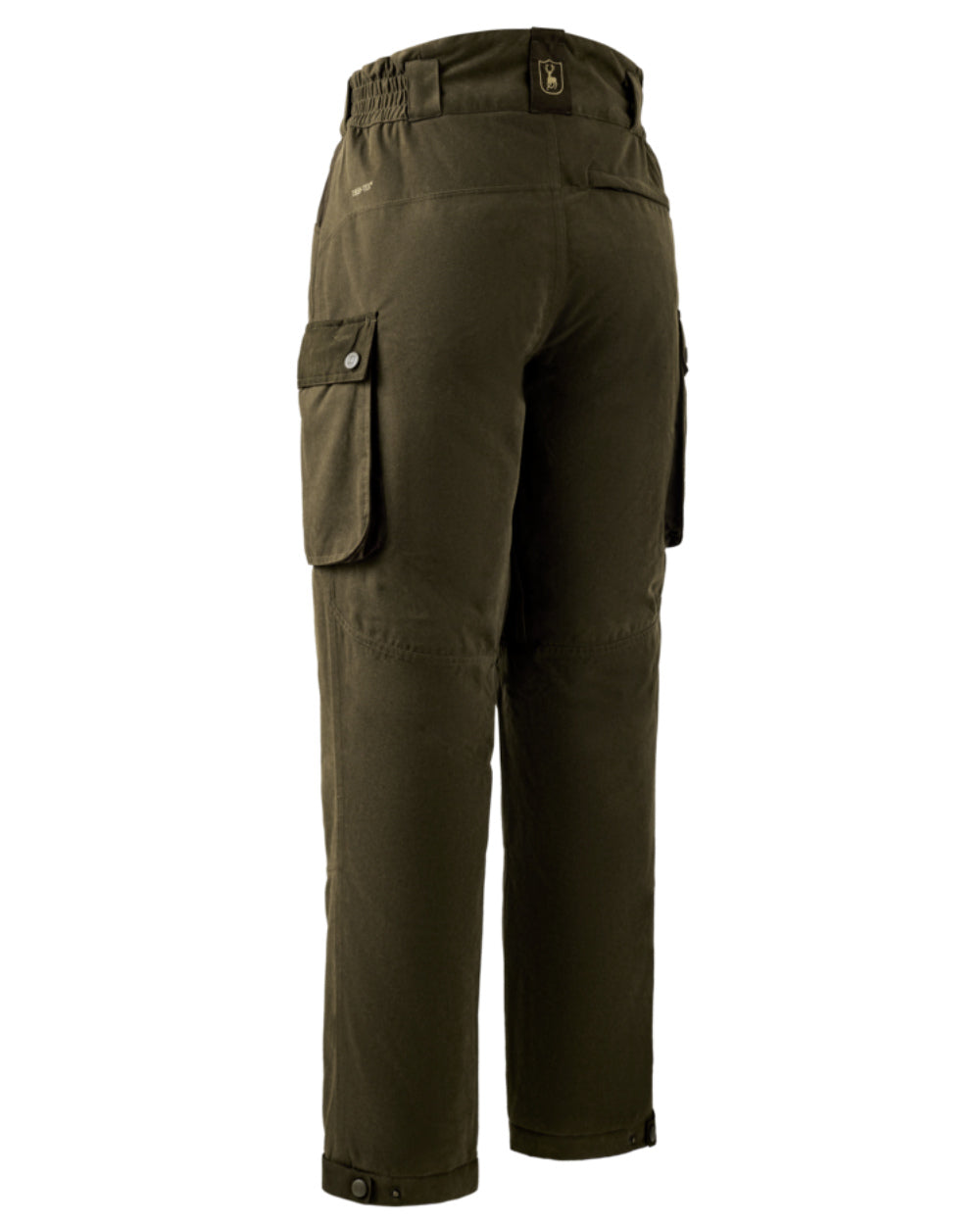 Tarmac Green Coloured Deerhunter Eagle Winter Trousers On A White Background