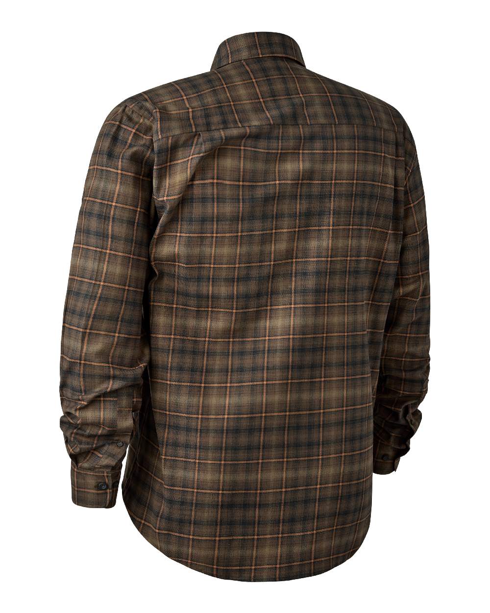 Green Check coloured Deerhunter Eric Shirt on white background