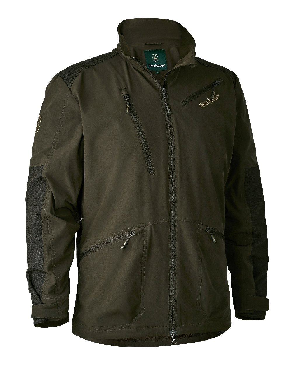 Art Green coloured Deerhunter Excape Light Jacket on white background
