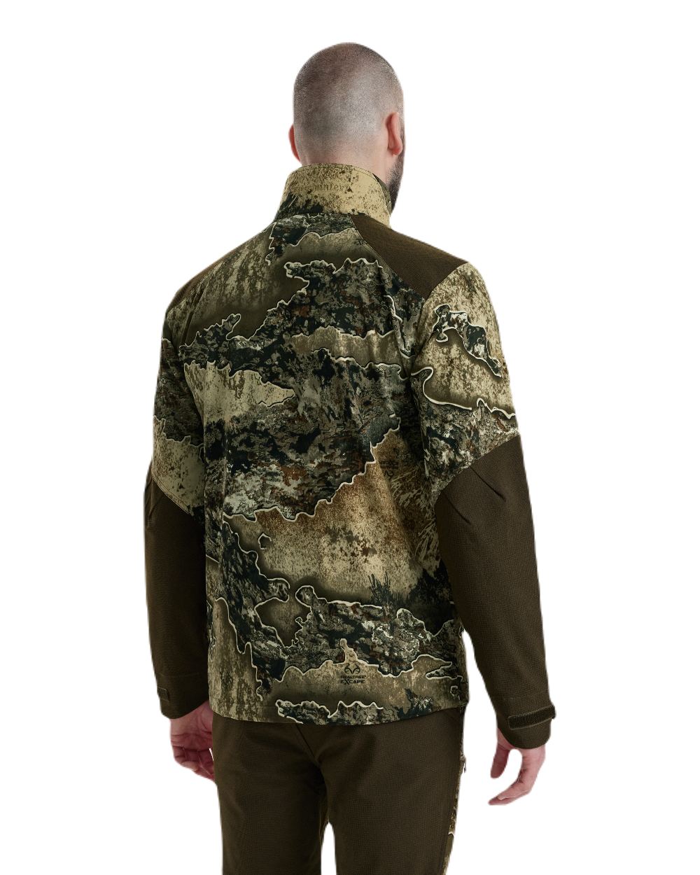 Realtree Excape coloured Deerhunter Excape Light Jacket on white background