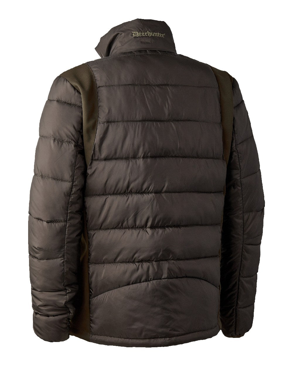 Art Green coloured Deerhunter Excape Quilted Jacket on white background
