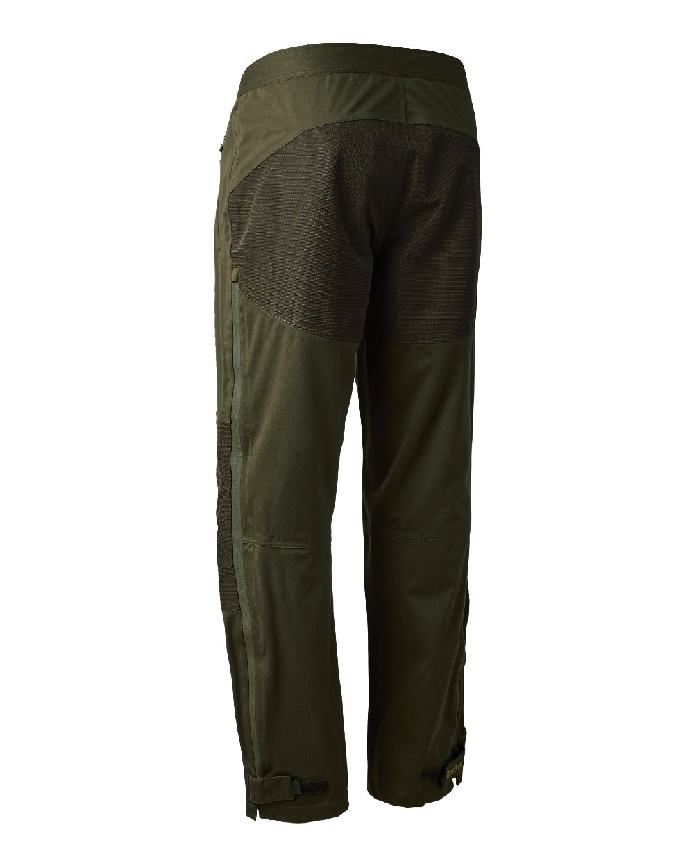 Art Green coloured Deerhunter Excape Rain Trousers on white background