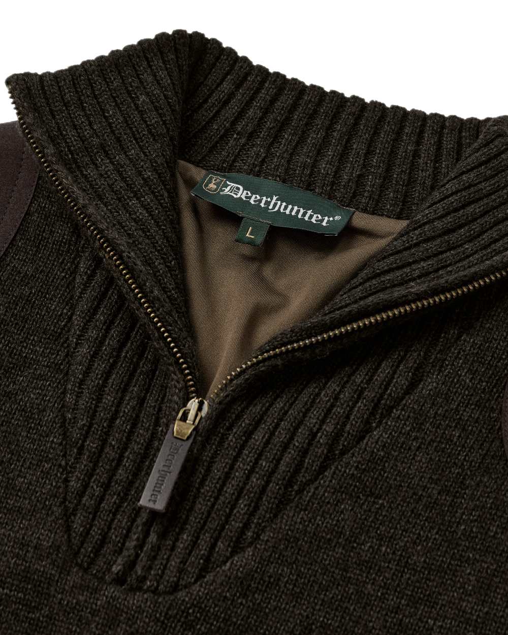Ridgewood Melange Coloured Deerhunter Finley Stormliner Knit on white background
