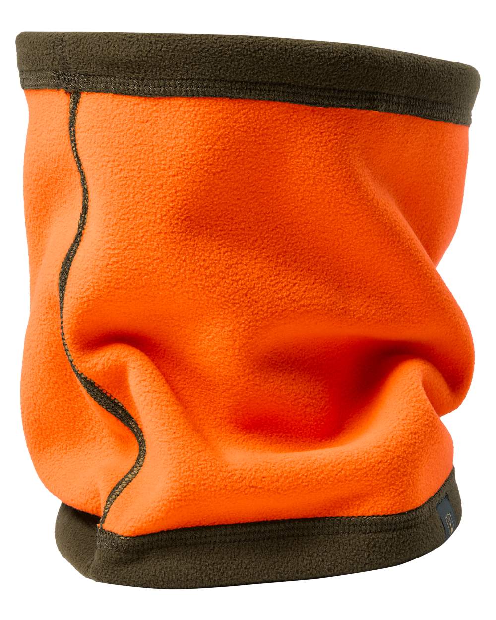 Tarmc Green coloured Deerhunter Fleece Neck Tube on white background