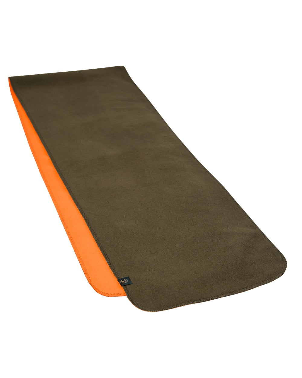 Tarmac Green coloured Deerhunter Fleece Scarfon white background