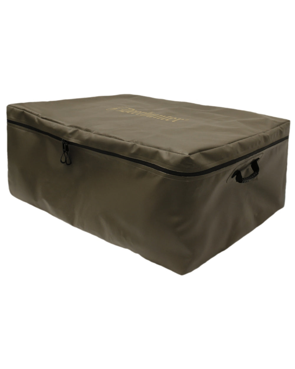 Art Green Coloured Deerhunter Game Bag With Zip Top on white background