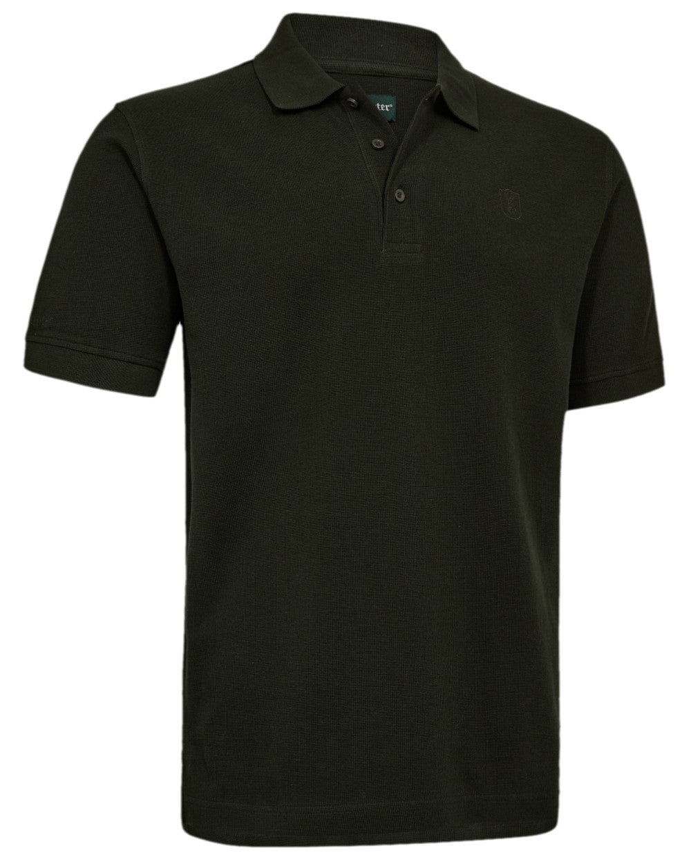 Forest Ember Coloured Deerhunter Griffin Polo Shirt on white background