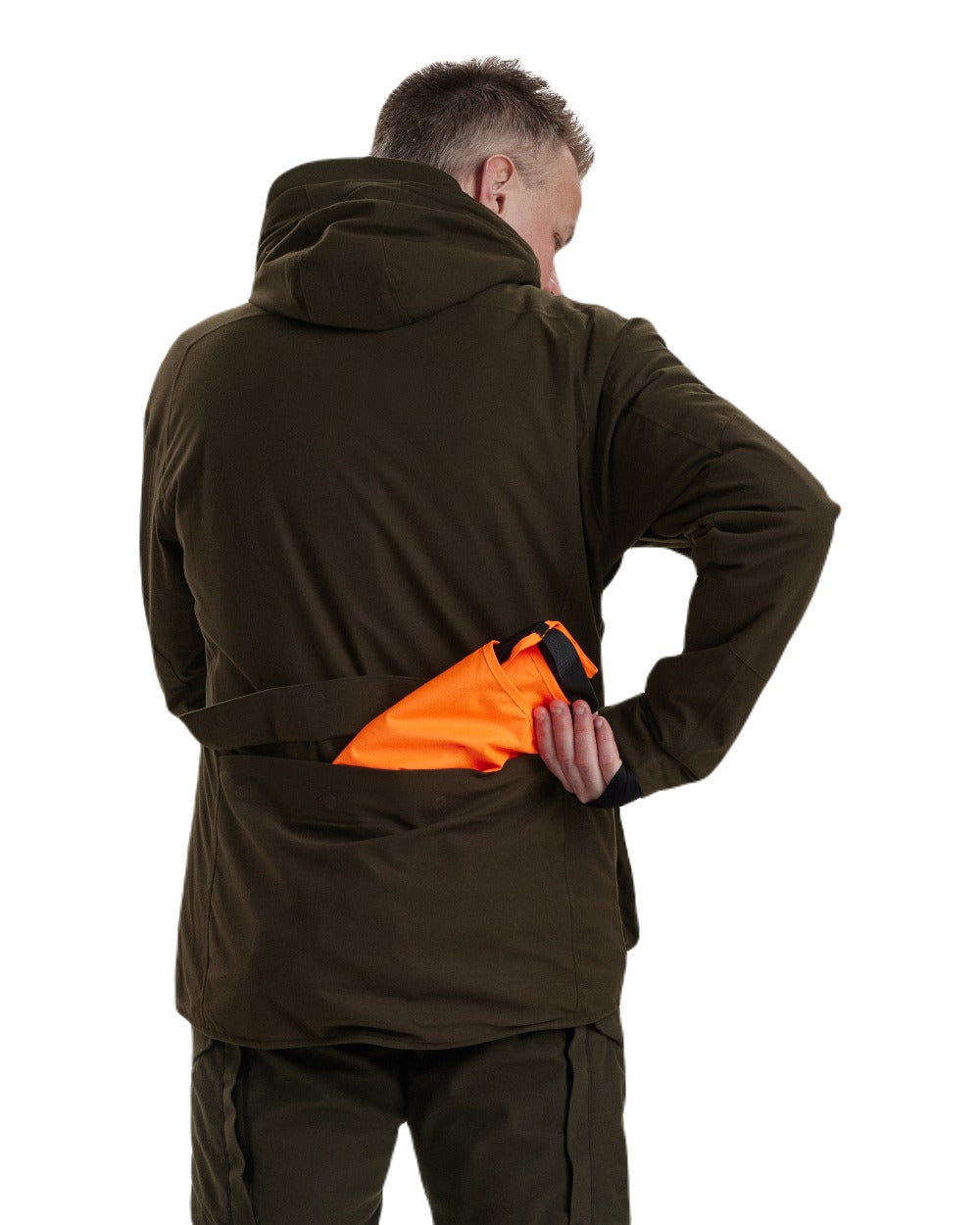 Wood coloured Deerhunter Heat Game Jacket on white background