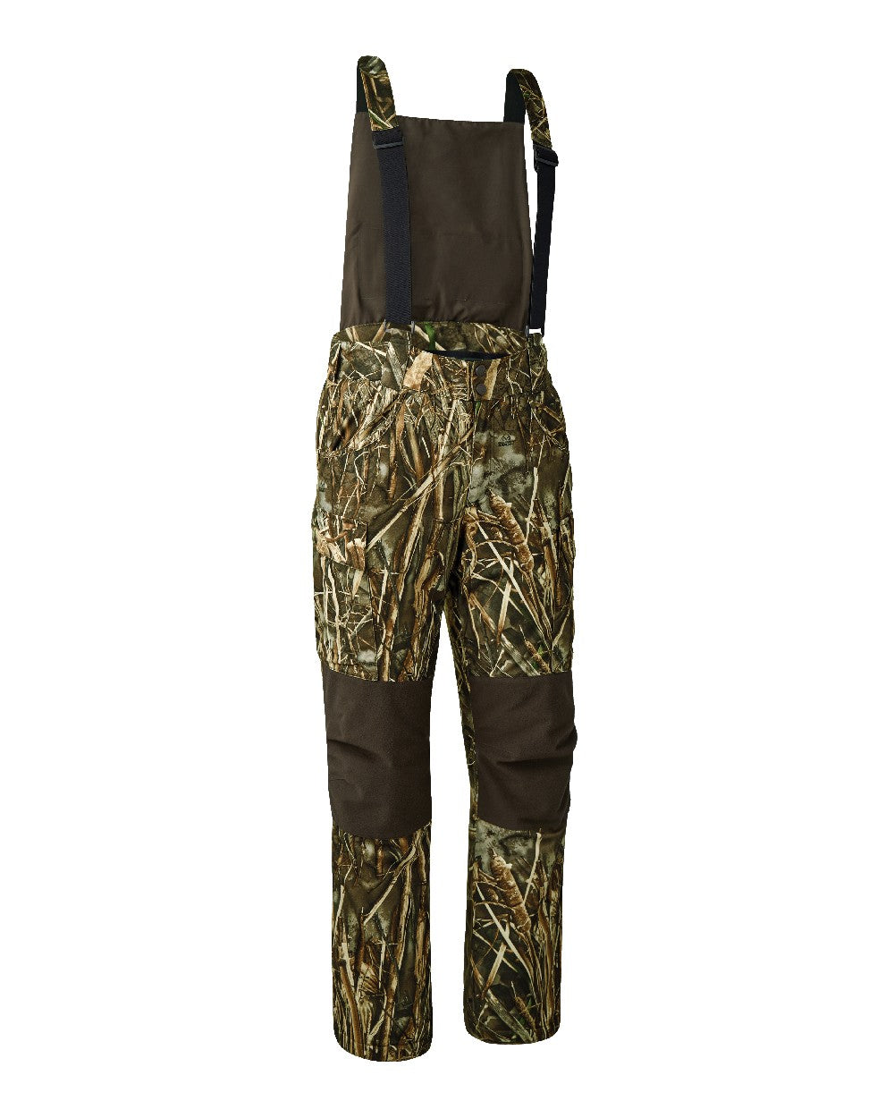 Realtree Max-7 coloured Deerhunter Heat Game Trousers on white background