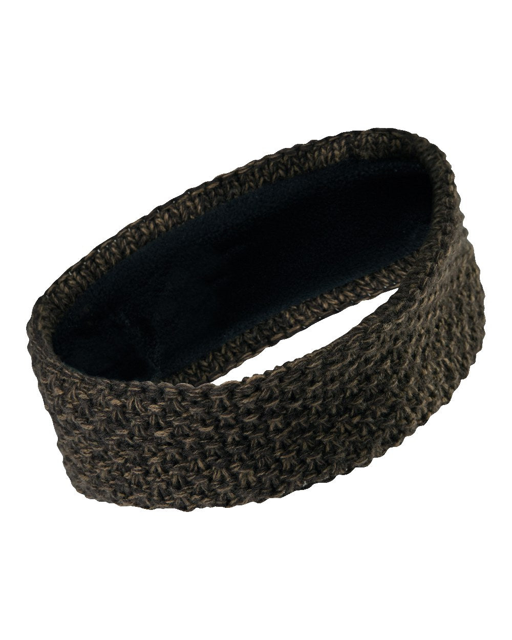 Art Green coloured Deerhunter Ladies Knitted Headband on white background