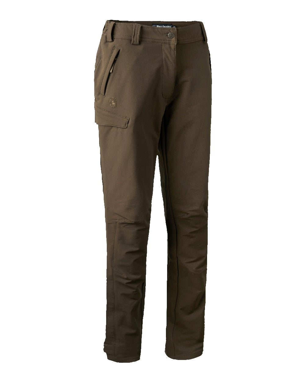 Fallen Leaf coloured Deerhunter Lady Ann Stretch Trousers on white background
