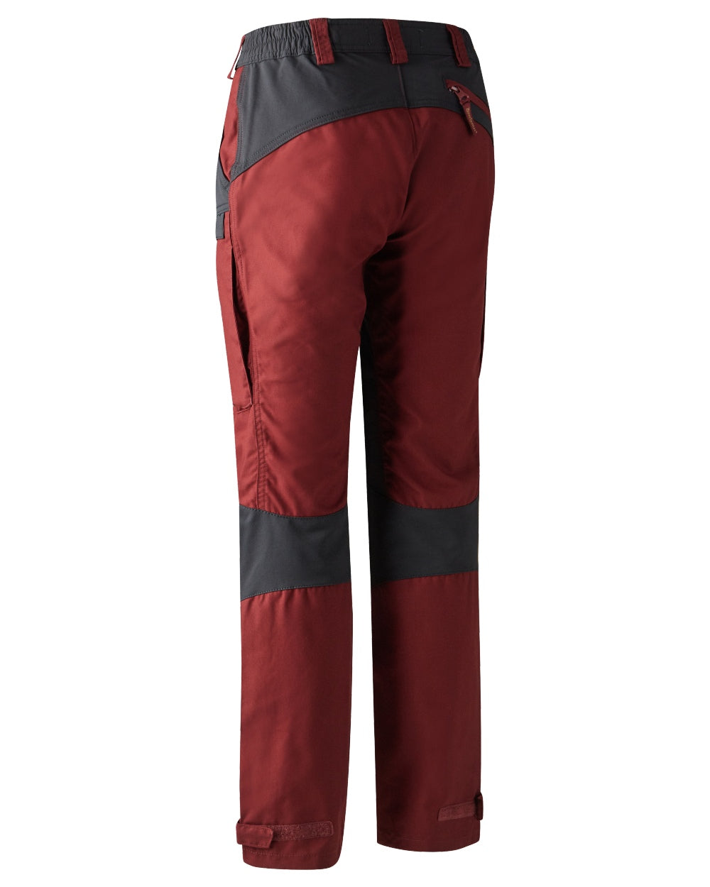 Oxblood Red coloured Deerhunter Lady Ann Trousers on white background