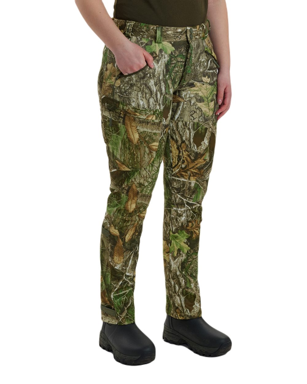 Realtree Adapt coloured Deerhunter Lady April Trousers on white background