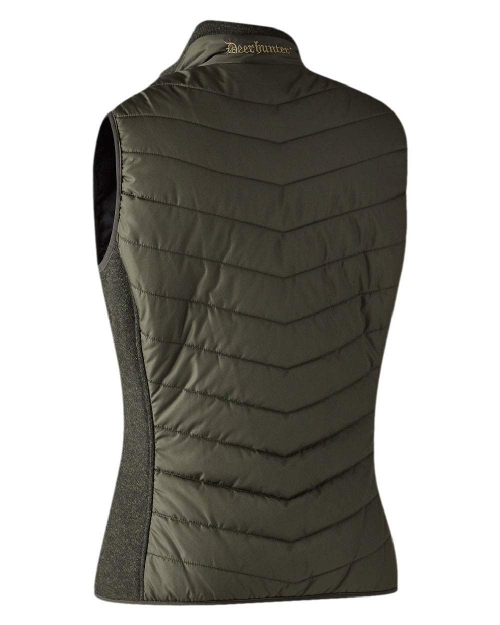 Timber Coloured Deerhunter Lady Caroline Padded Waistcoat on white background