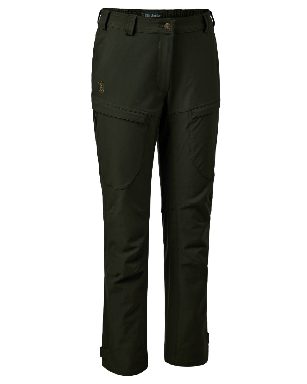Forest Ember coloured Deerhunter Lady Climate Trousers with 37.5® Technology on white background