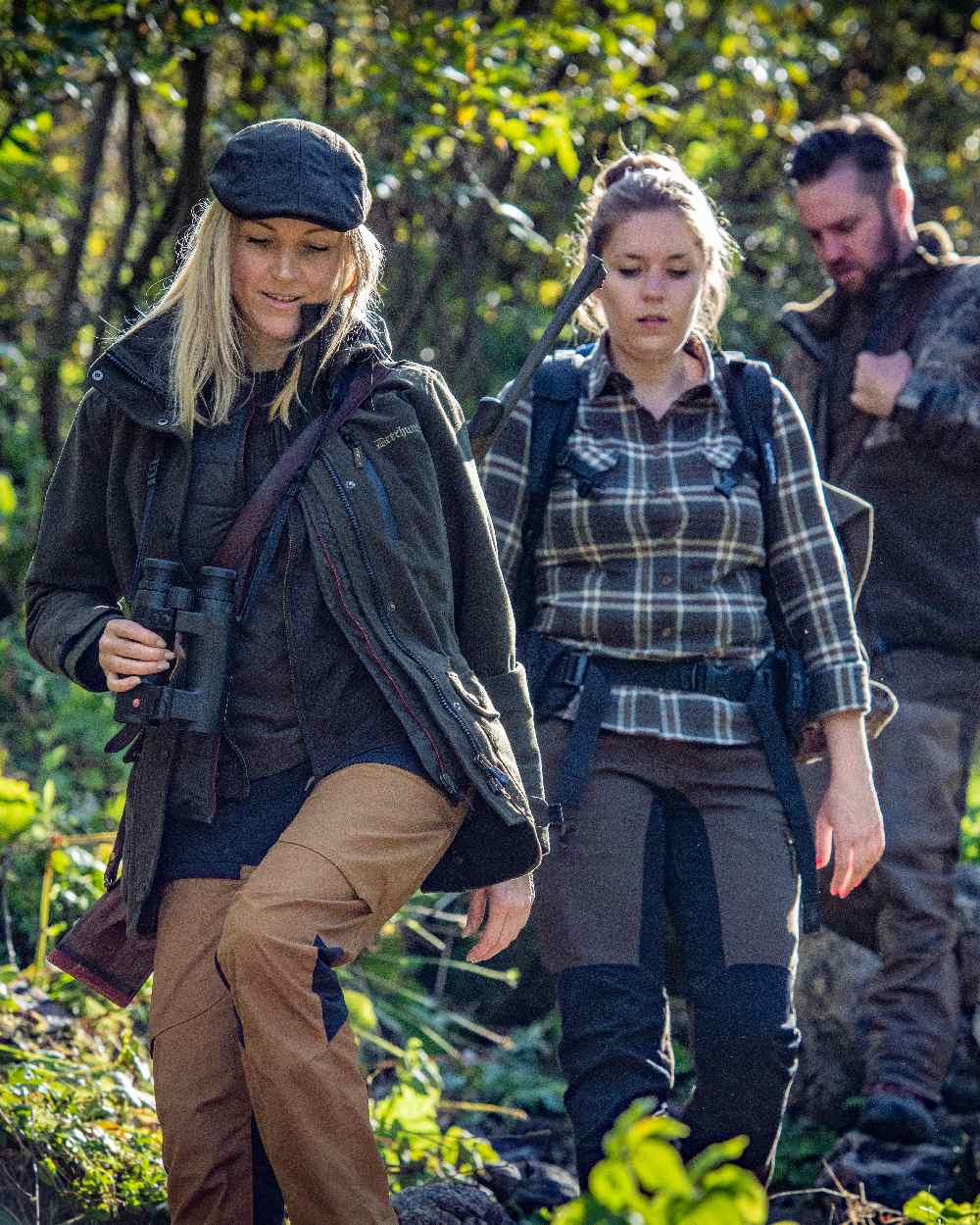 Peat Coloured Deerhunter Lady Gabby Jacket on forest background