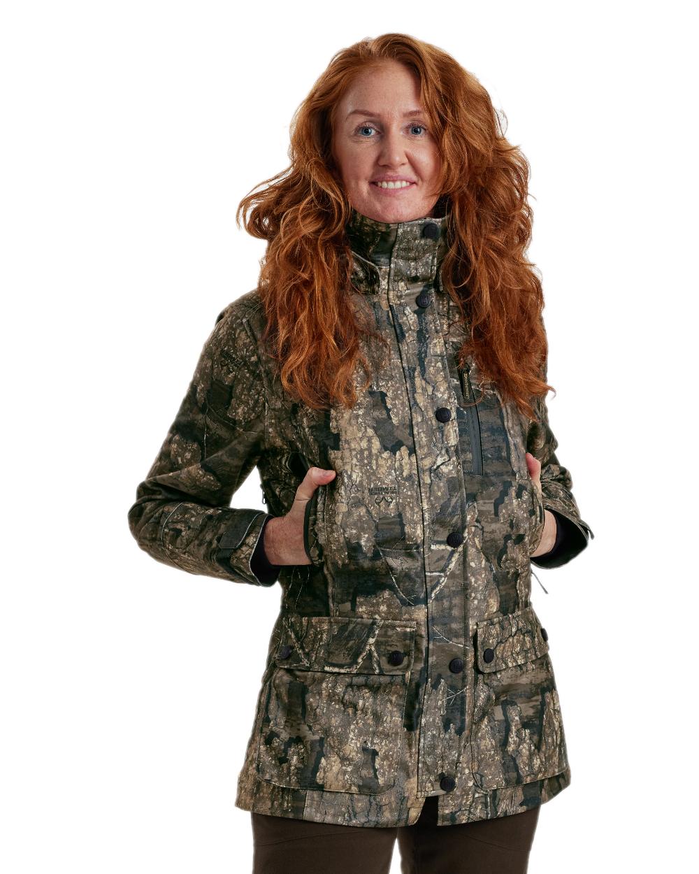 Realtree Timber Coloured Deerhunter Lady Gabby Jacket on white background