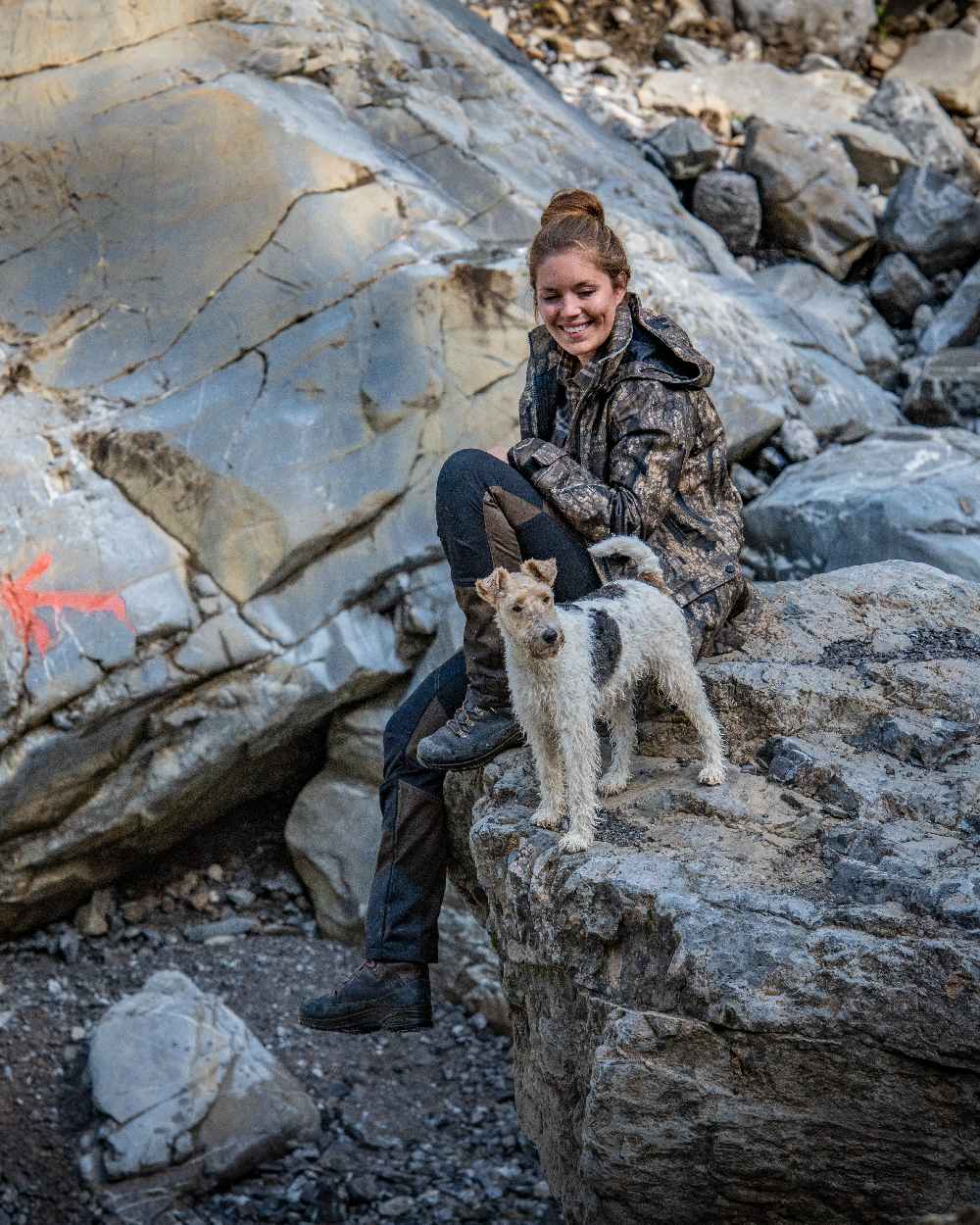 Realtree Timber Coloured Deerhunter Lady Gabby Jacket on mountain background