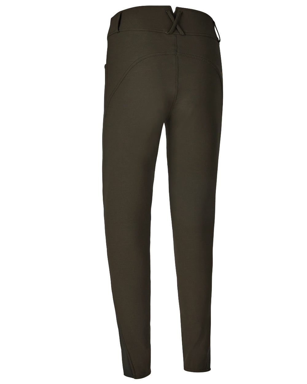 Palm Green coloured Deerhunter Lady Hunting Tights on white background