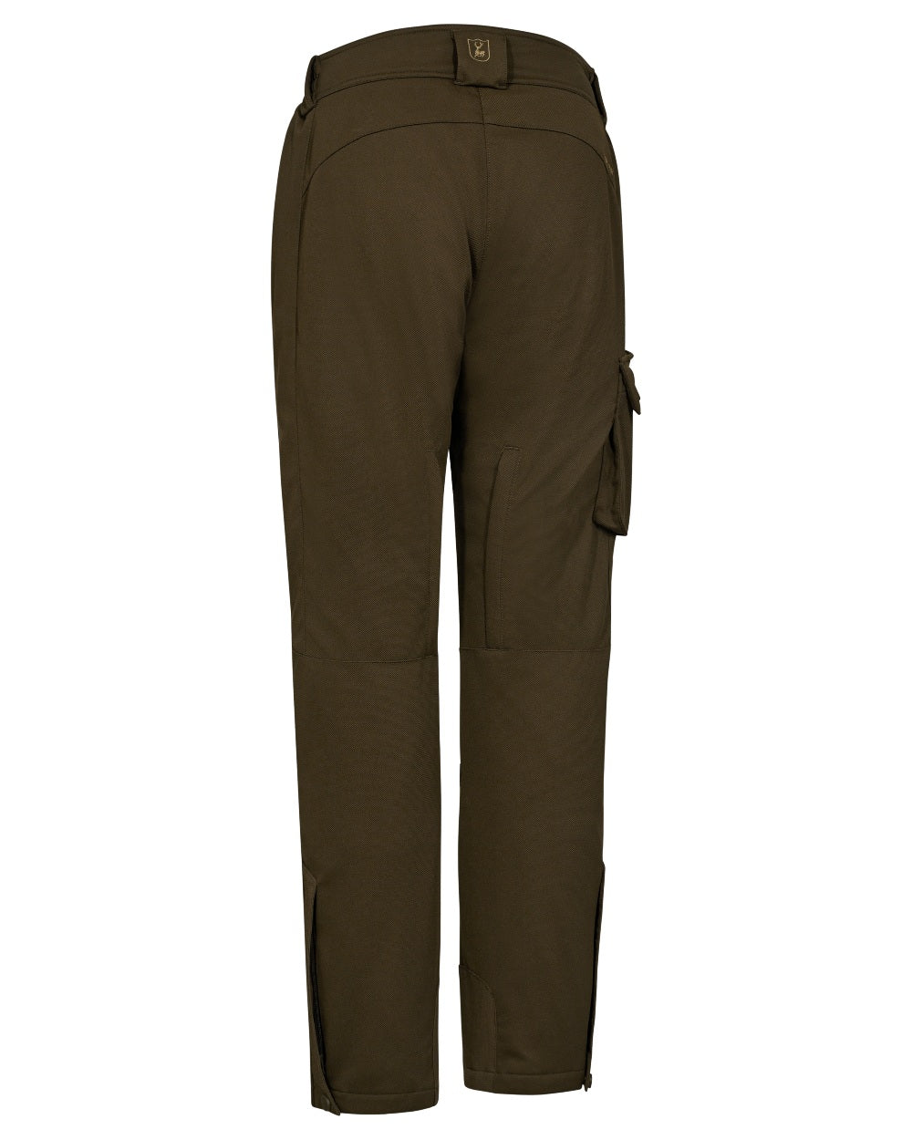 Art Green coloured Deerhunter Lady Muflon Pro Trousers on white background