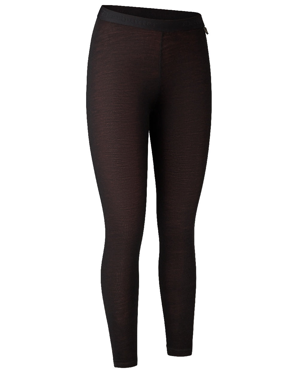 Black Oak coloured Deerhunter Lady Quinn Merino Leggings on white background