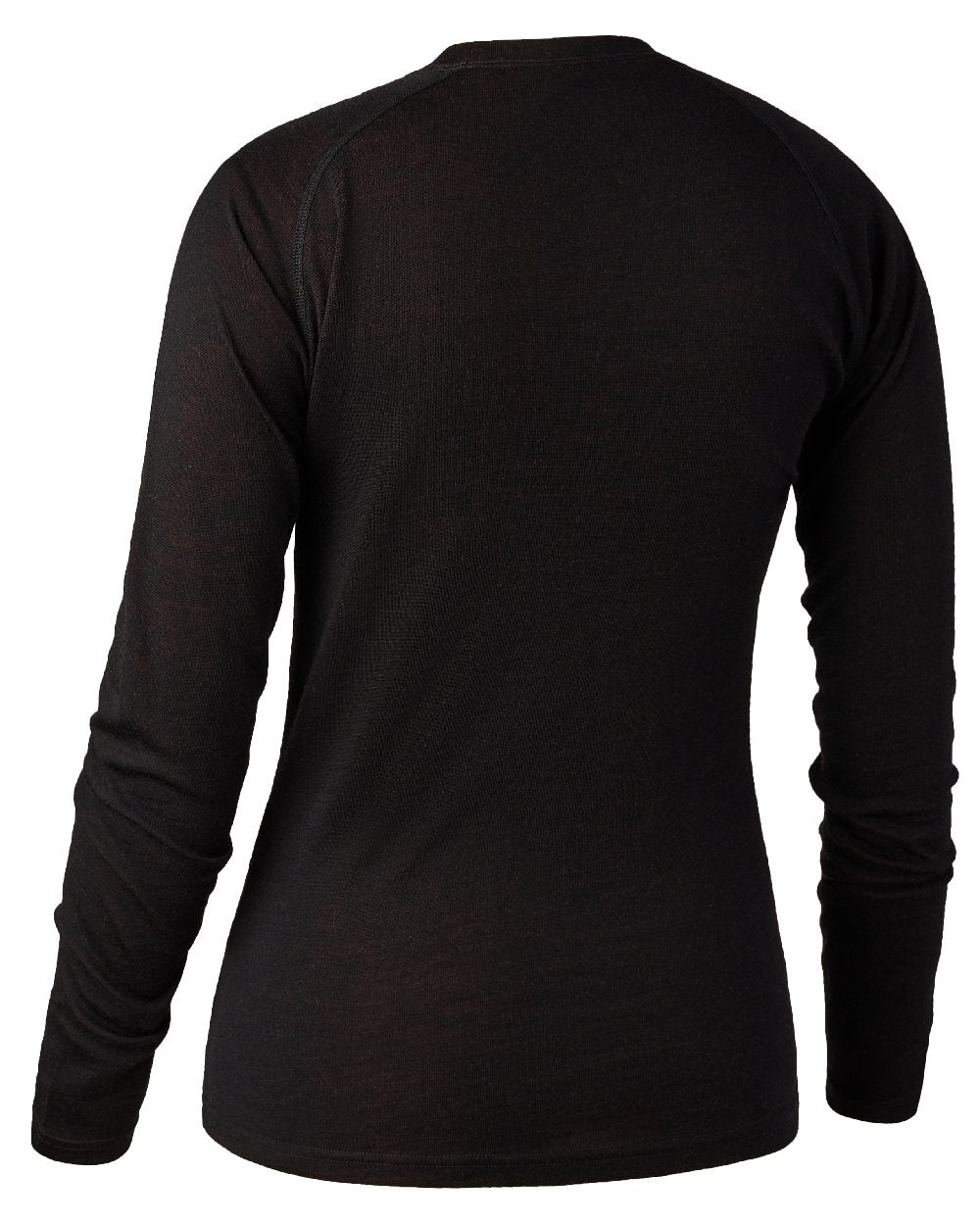 Black Oak coloured Deerhunter Lady Quinn Merino Undershirt on white background