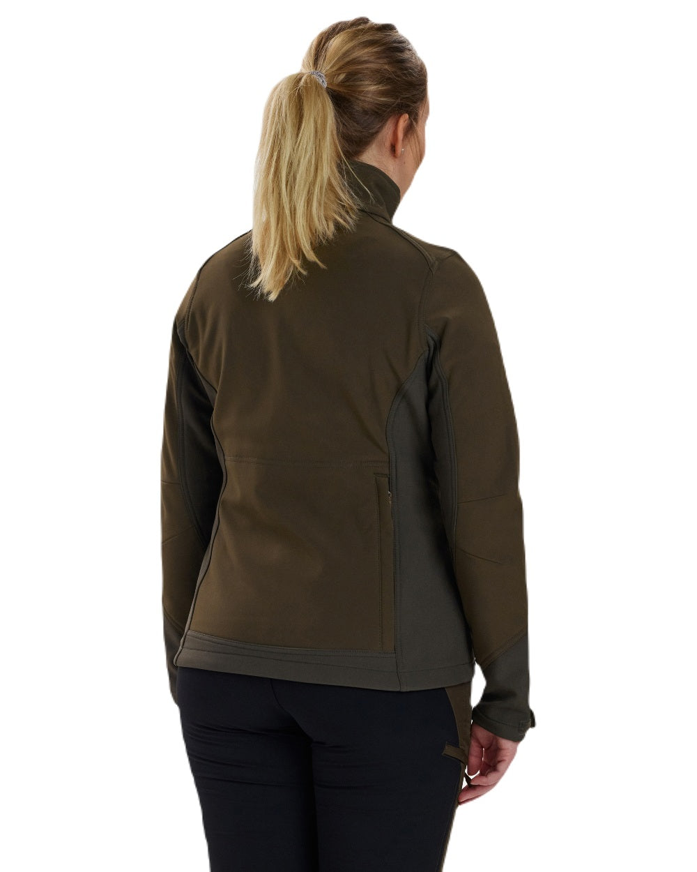 Fallen Leaf coloured Deerhunter Lady Roja Softshell Jacket on white background