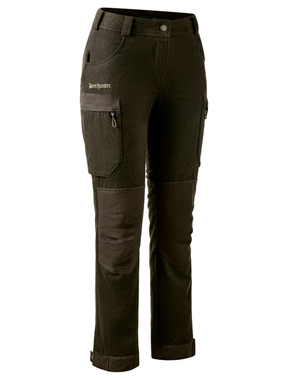 Loden Wood Deerhunter Lady Tatra Trousers on white background