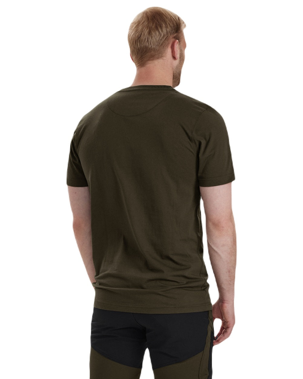 Fallen Leaf coloured Deerhunter Logo T-Shirt on white background