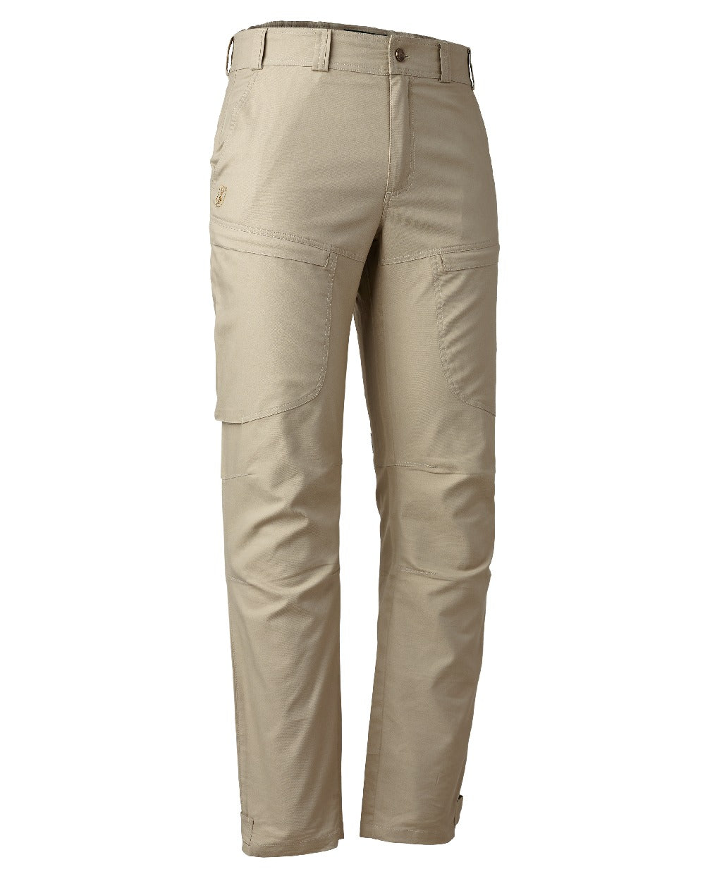 Beige coloured Deerhunter Matobo Trousers on white background