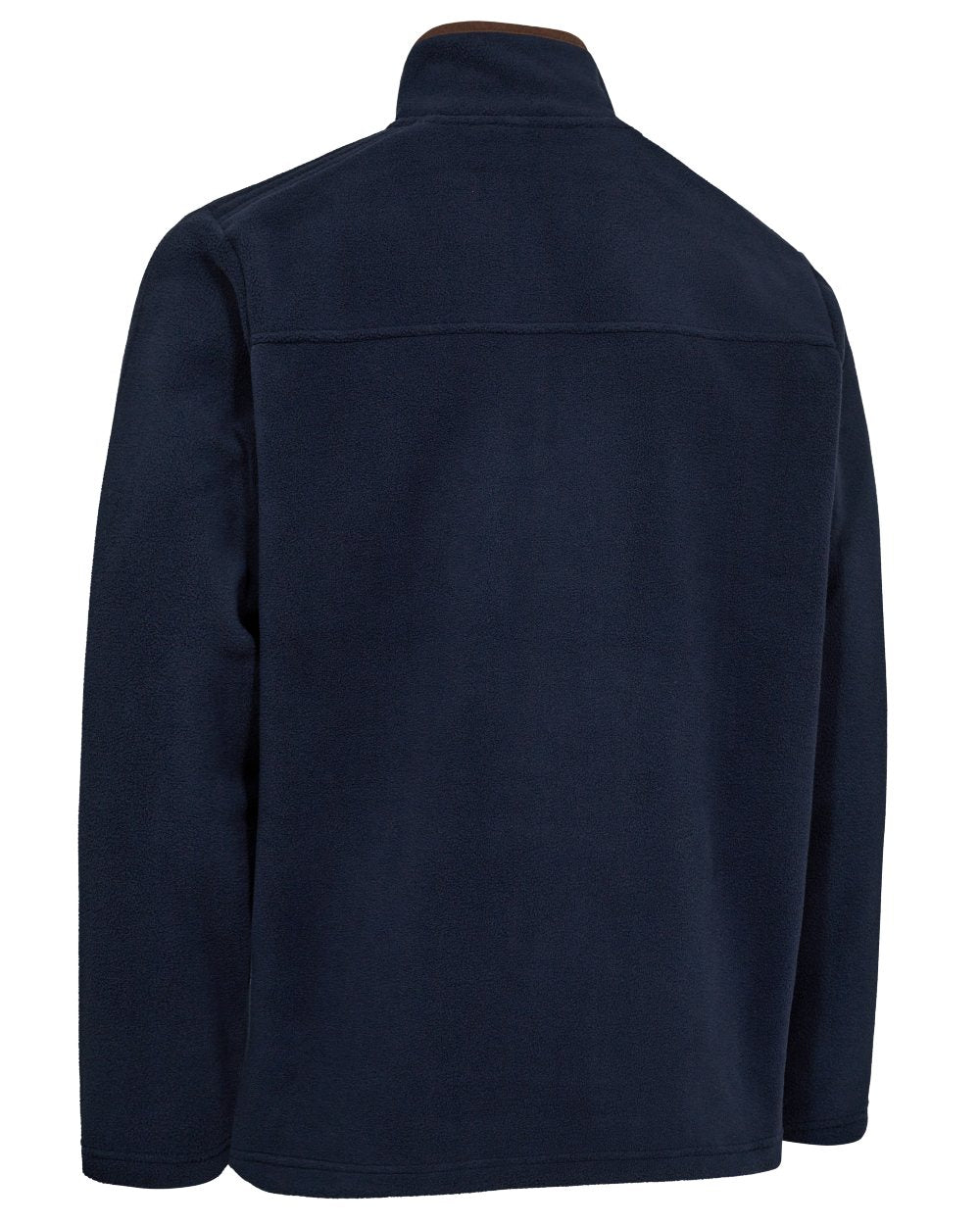 Dark Blue coloured Deerhunter Mens Cumbria Fleece Jacket on white background