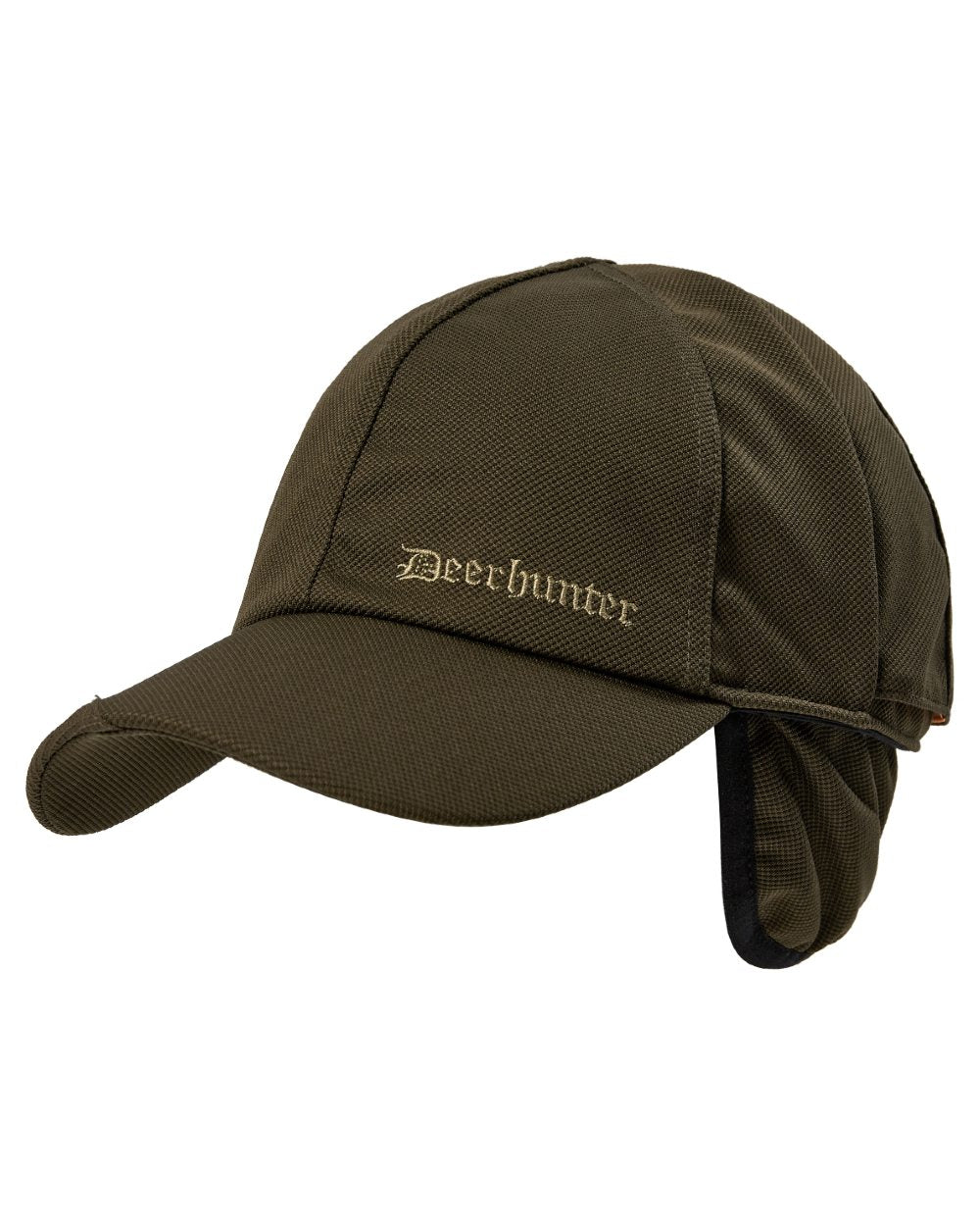 Art Green coloured Deerhunter Mens Muflon Pro Cap With Safety on white background