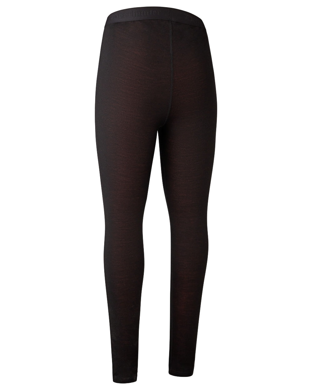 Black Oak coloured Deerhunter Mens Quinn Merino Long Johns on white background
