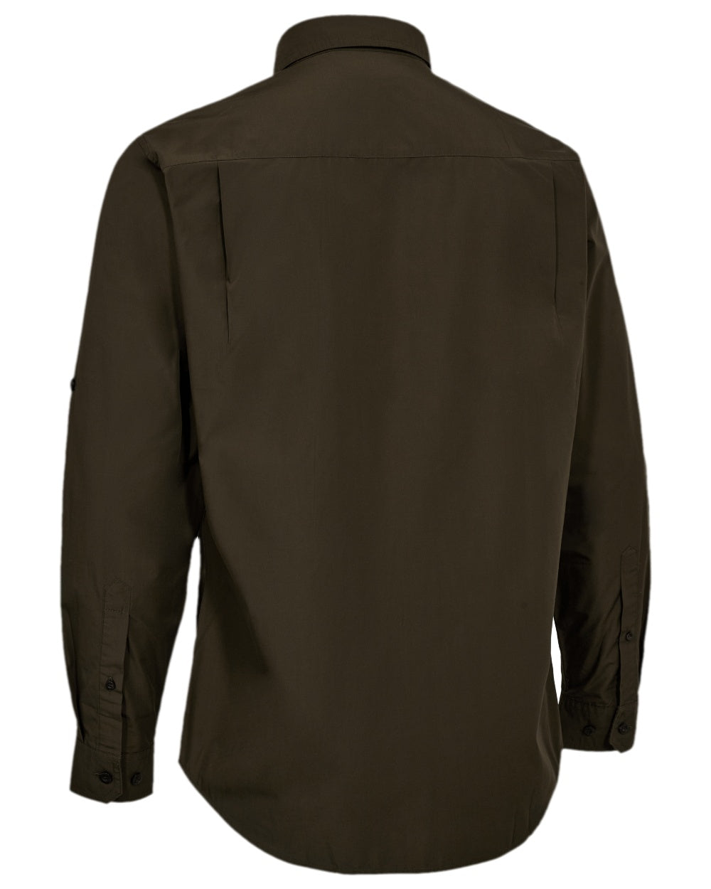 Space Green Coloured Deerhunter Mens Raynor Shirt on white background