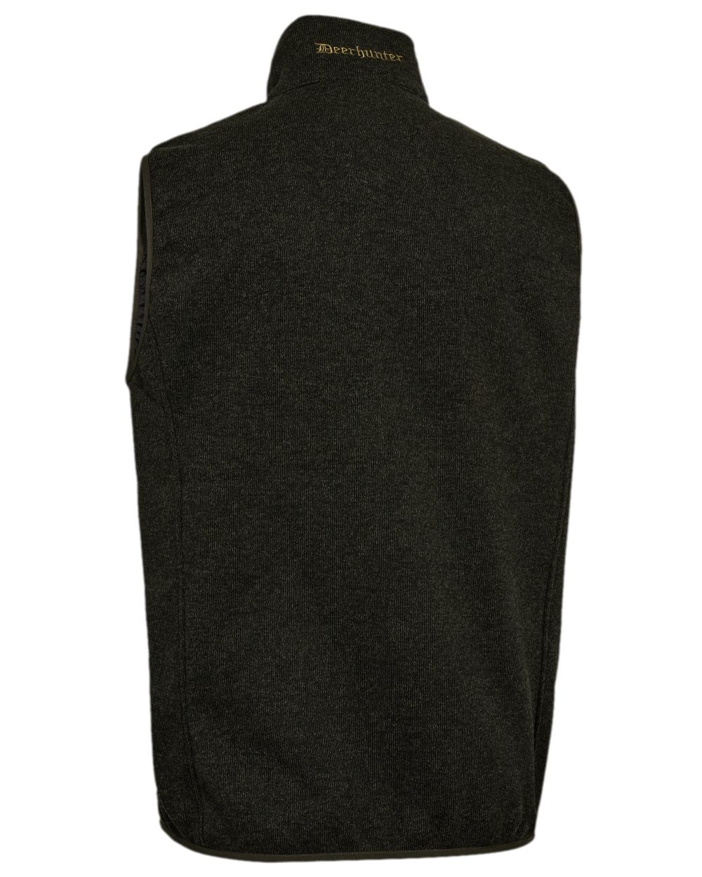 Timber Coloured Deerhunter Moor Knitted Waistcoat on white background