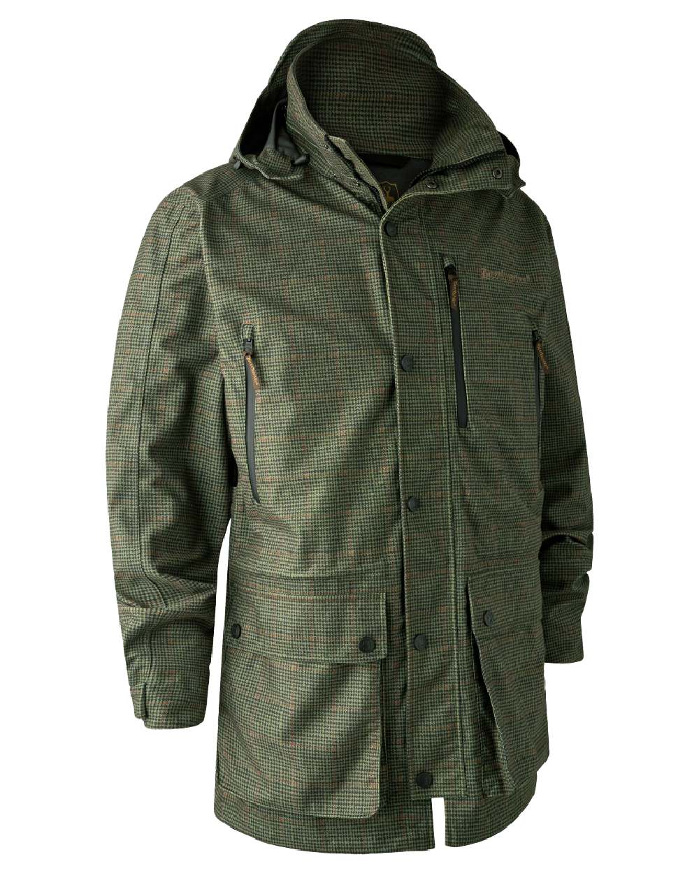 Turf Coloured Deerhunter PRO Gamekeeper Jacket on white background