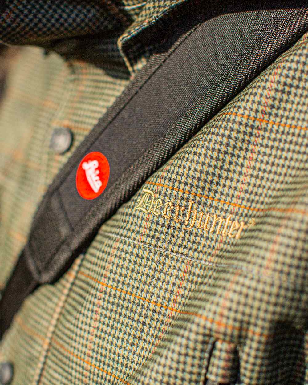 Turf Coloured Deerhunter PRO Gamekeeper Smock on blurry background