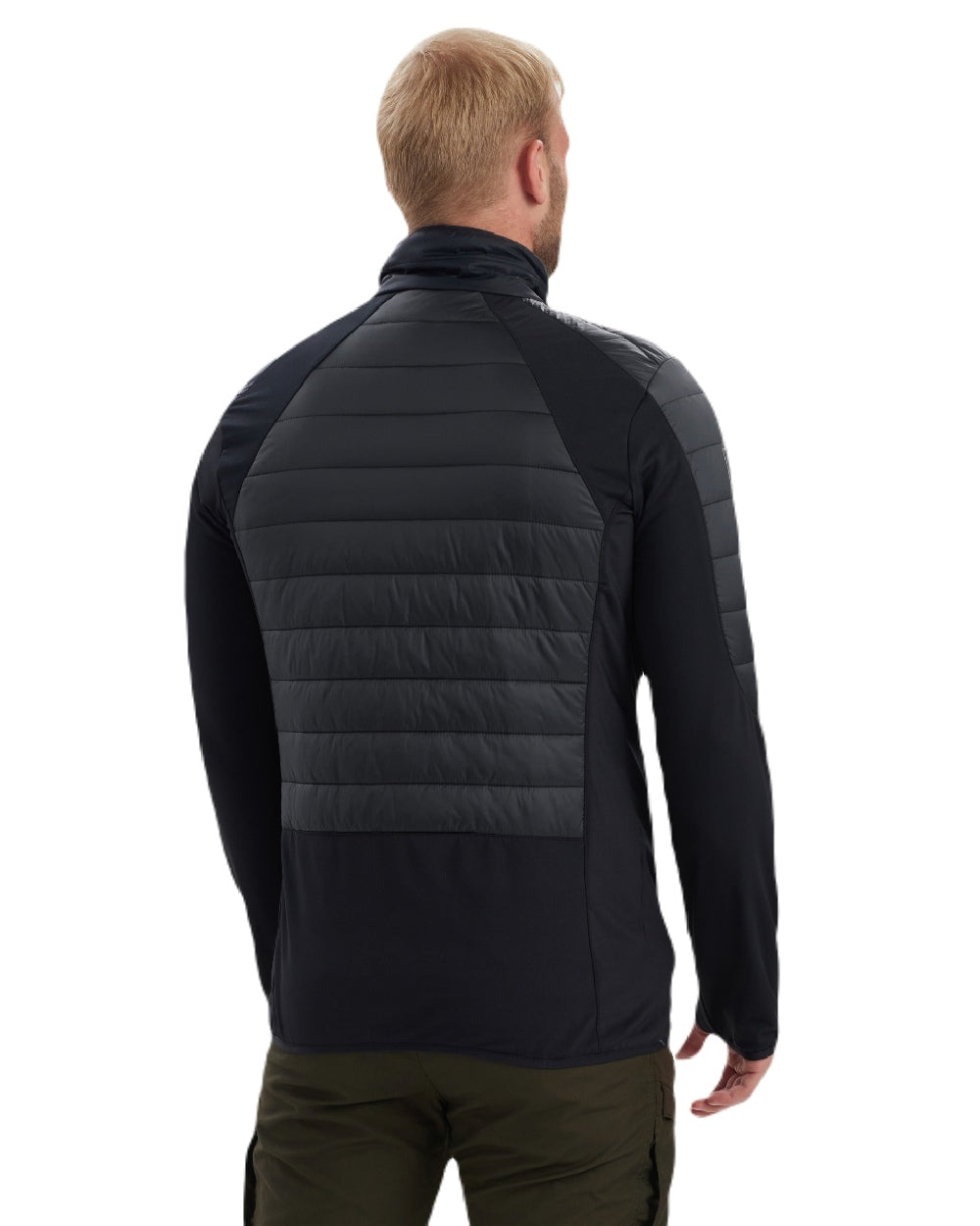 Black coloured Deerhunter Pine Padded Inner Jacket on white background