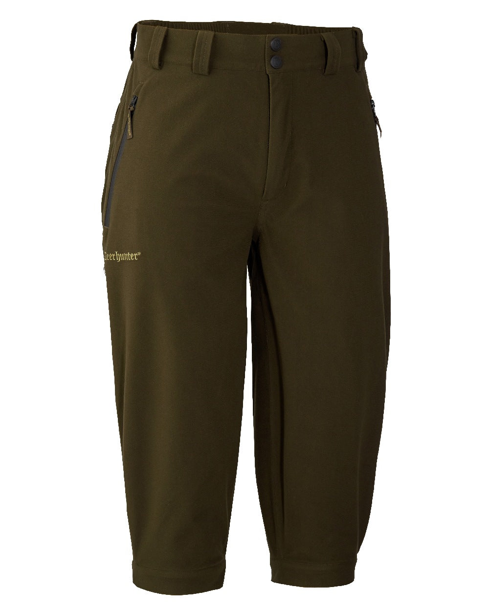 Peat coloured Deerhunter Pro Gamekeeper Breeks on white background