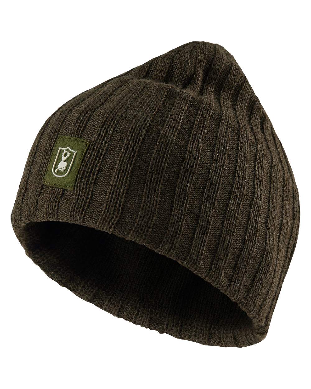 Beluga coloured Deerhunter Recon Knitted Beanie on white background