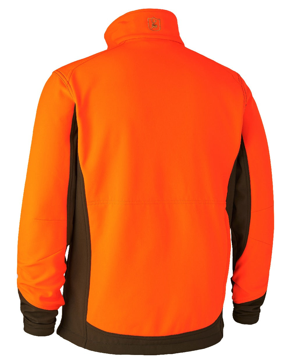 Orange coloured Deerhunter Rogaland Softshell Jacket on white background