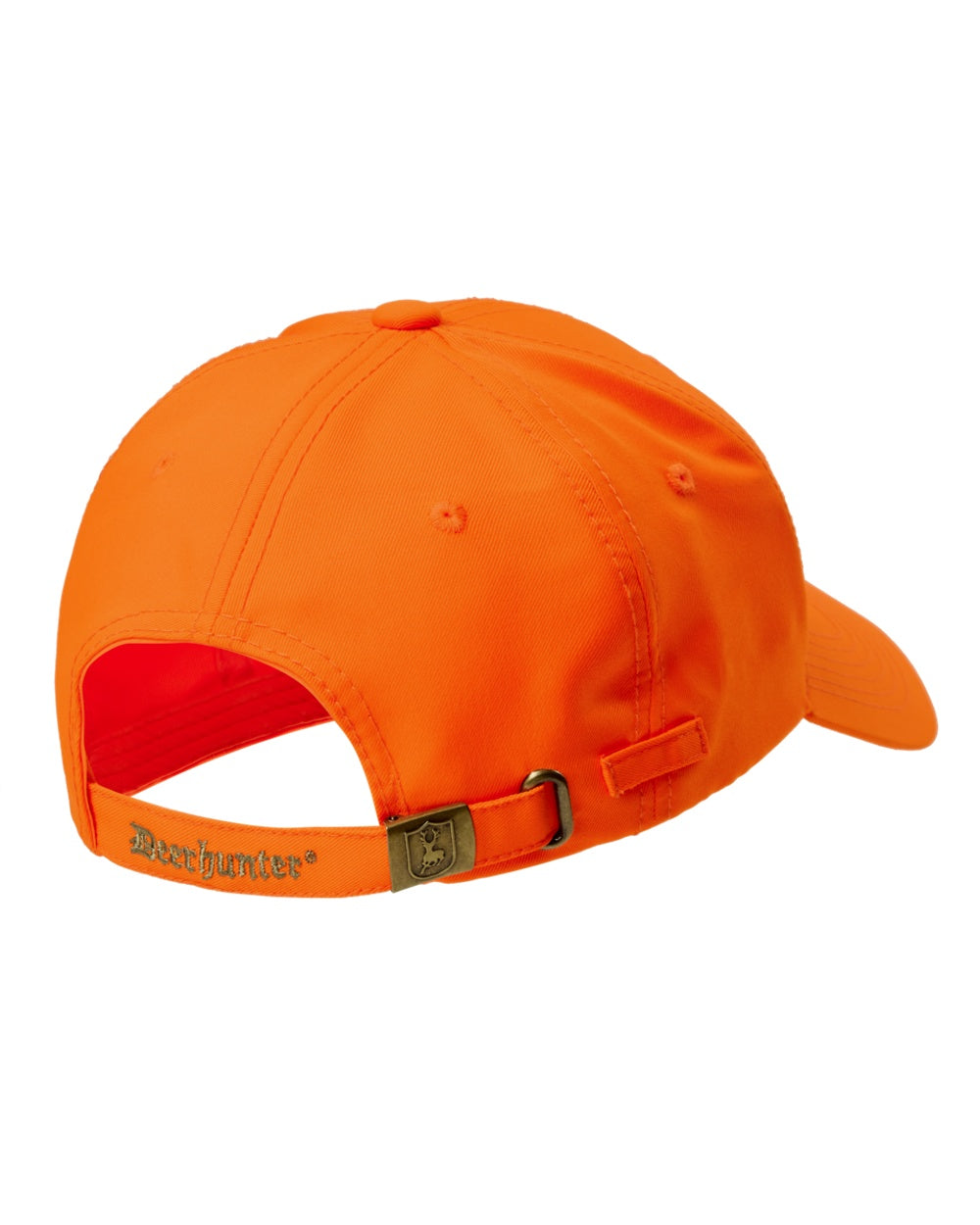 Orange coloured Deerhunter Shield Cap on white background