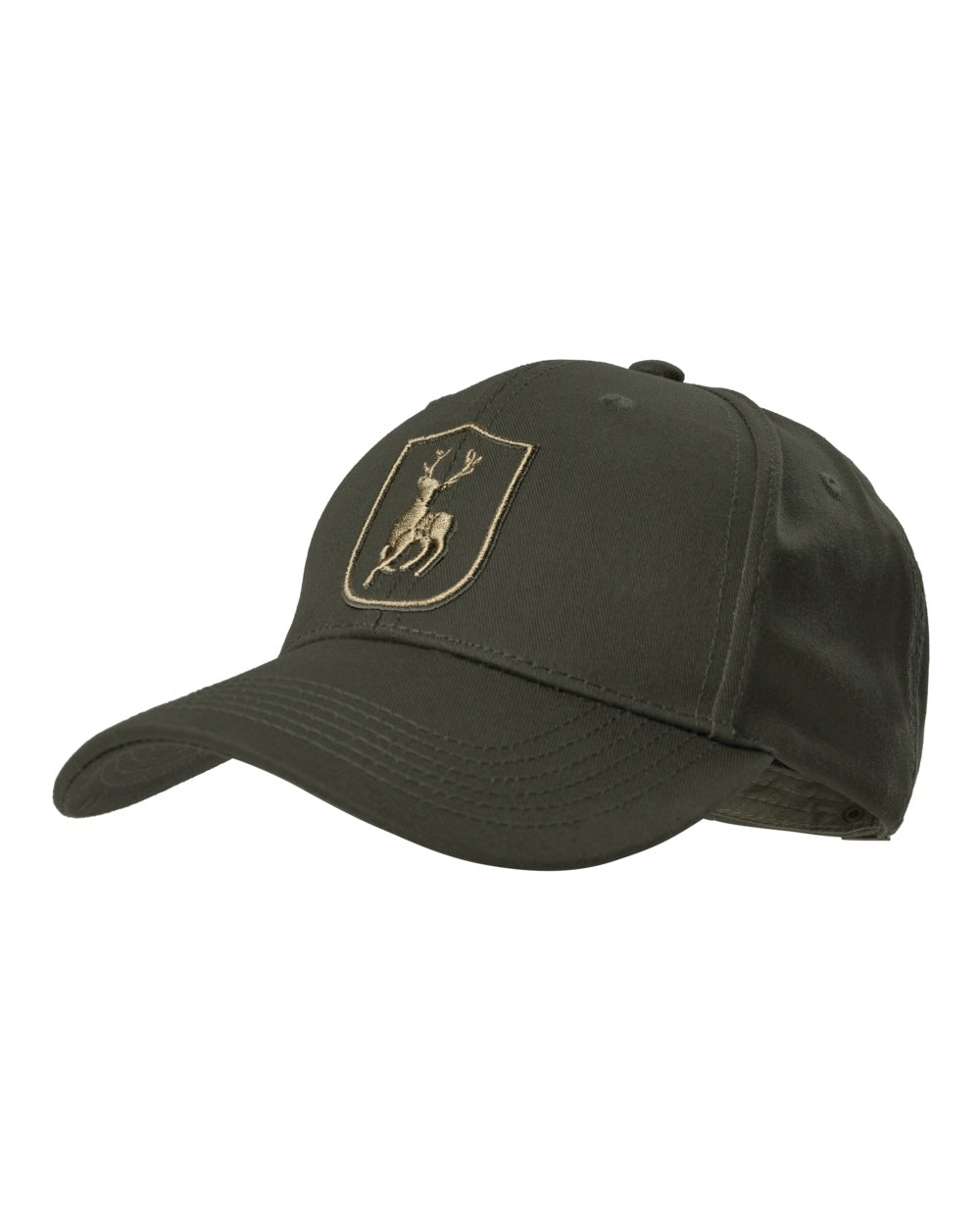 Timber coloured Deerhunter Shield Cap on white background