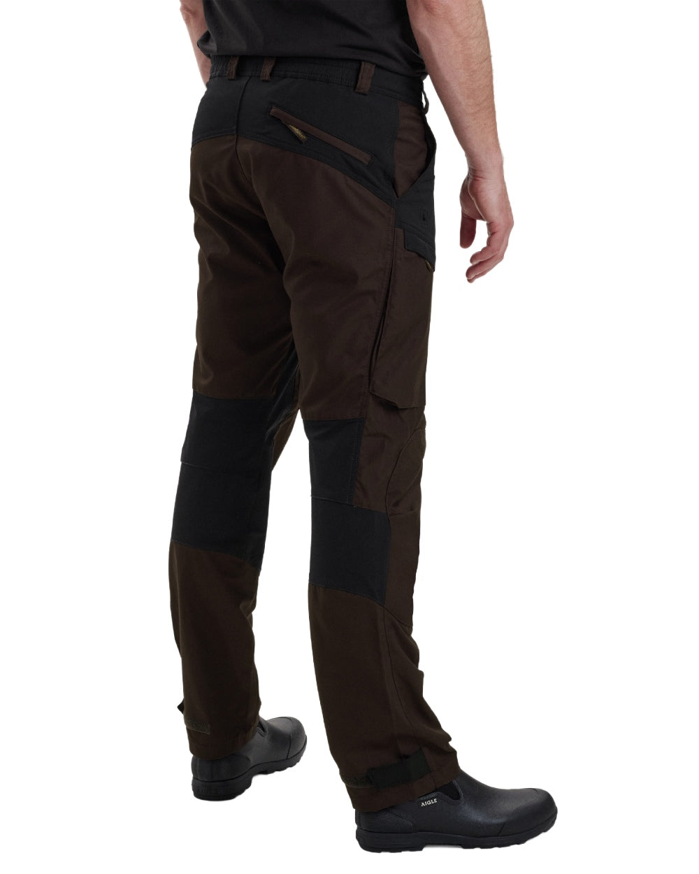 Dark Prune coloured Deerhunter Strike Trousers on white background