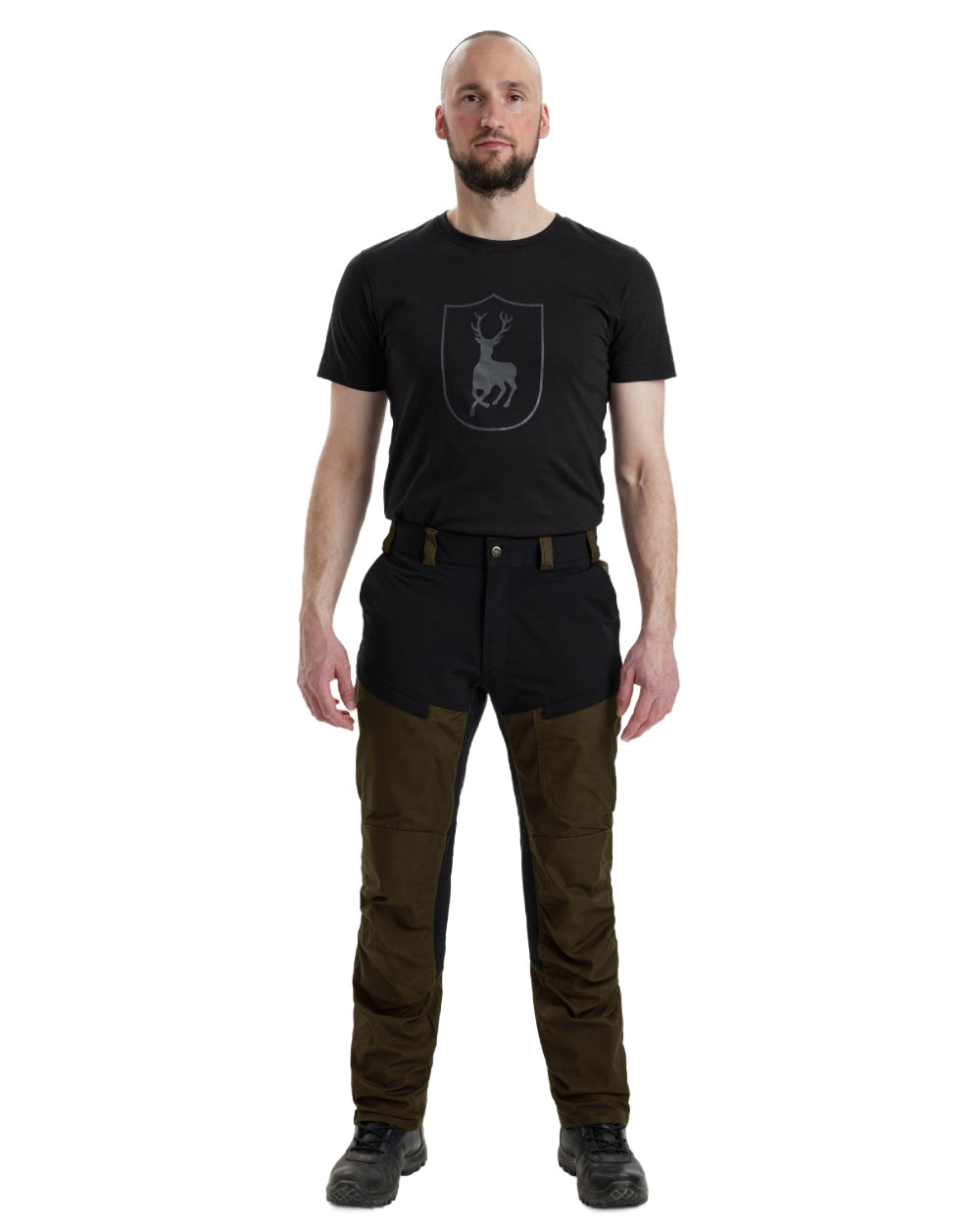 Fallen Leaf coloured Deerhunter Strike Trousers on white background