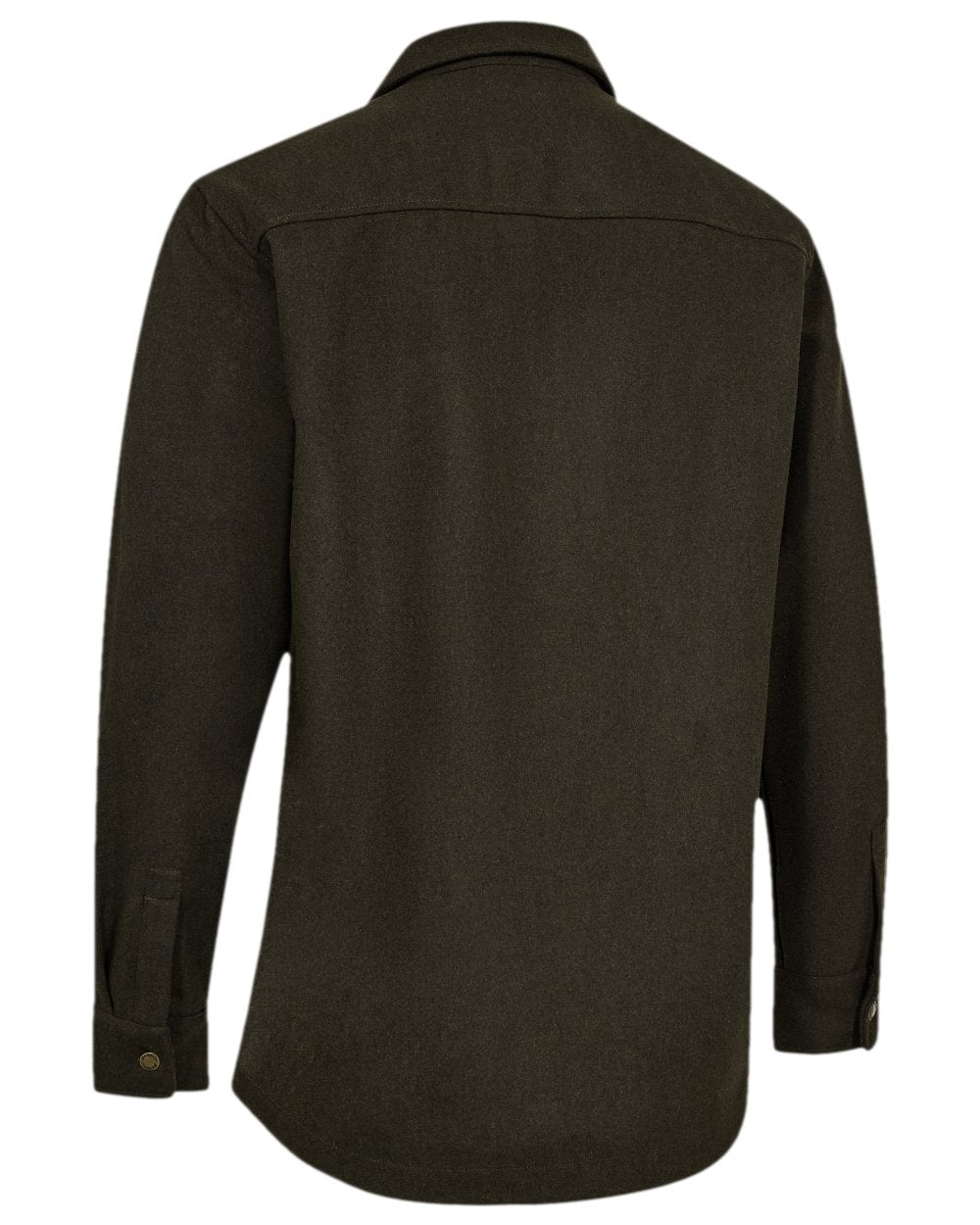 Loden Wood Coloured Deerhunter Tatra Overshirt on white background