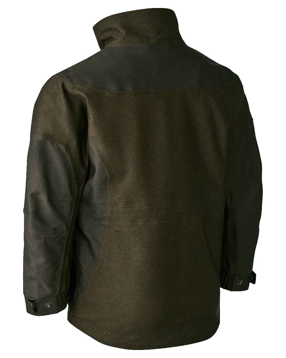 Olive Night Melange coloured Deerhunter Youth Chasse Jacket on white background