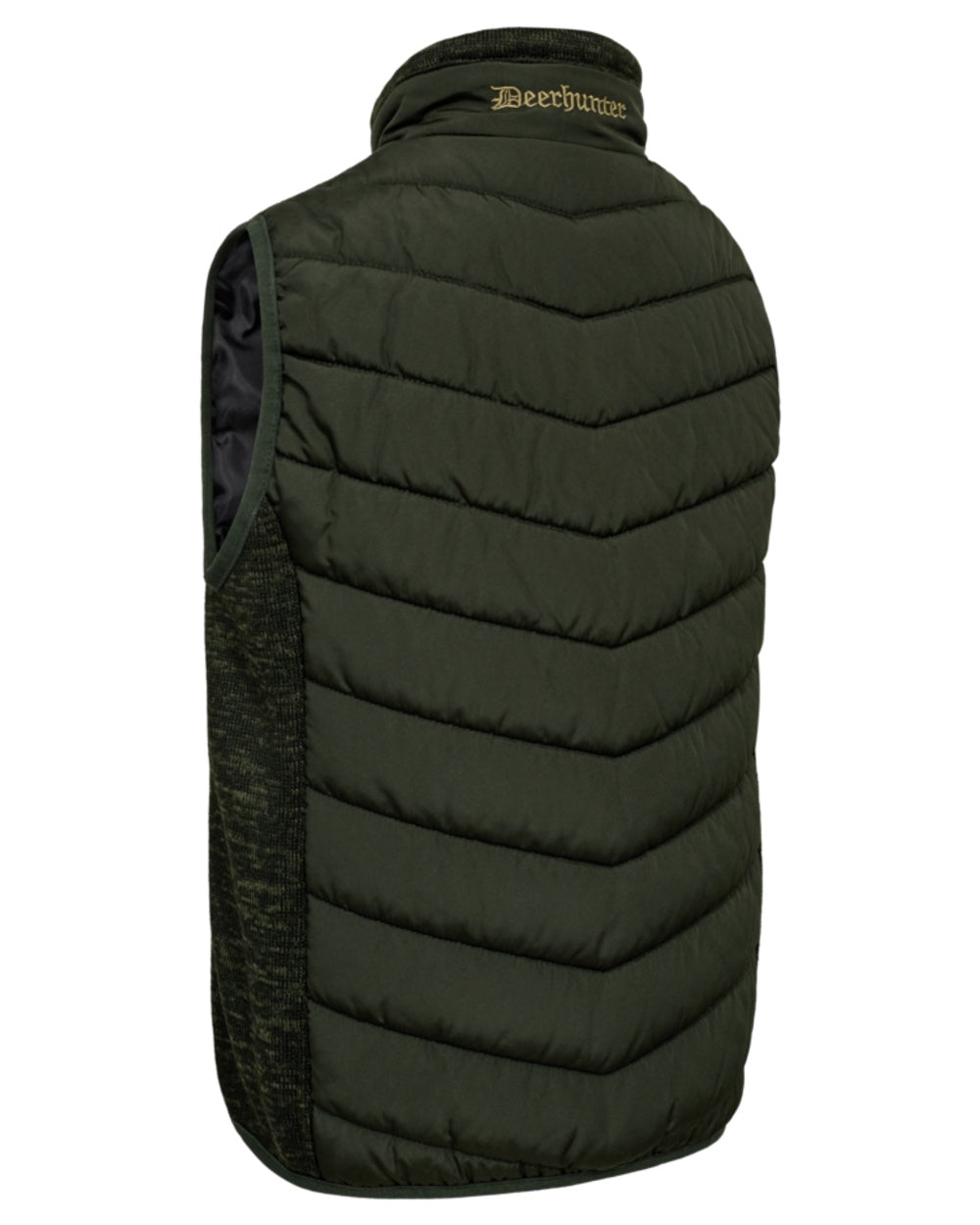 Forest Ember coloured Deerhunter Youth Moor Padded Waistcoat on white background