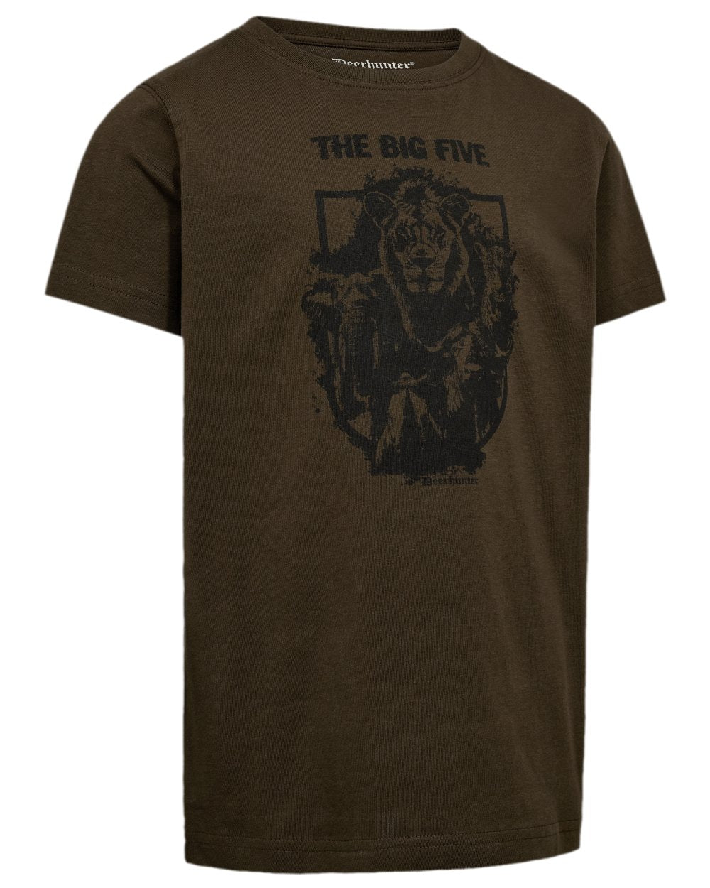 Fallen Leaf Coloured Deerhunter Youth Westy T-Shirt on white background